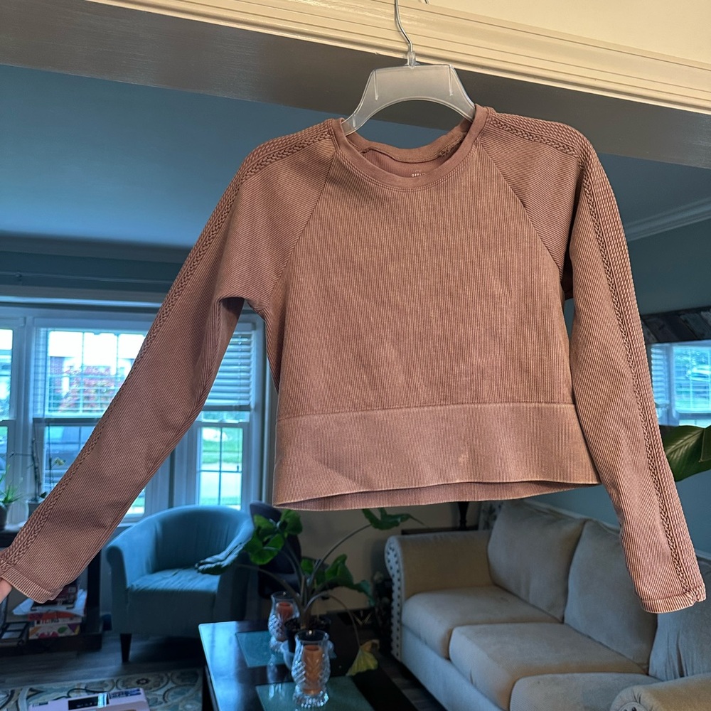 Aerie Pink Long Sleeve Top